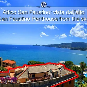 Attico San Faustino: Beachfront With Panoramic Sea Views Rapallo
